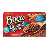 Boca&nbsp;Soy Protein Ground Burger&nbsp;Meatless 3 Ct Pouches Full-Size Picture